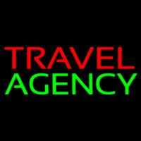 Travel Agency Block Leuchtreklame