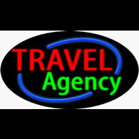 Travel Agency Leuchtreklame