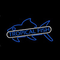 Tropical Fish Blue 1 Leuchtreklame
