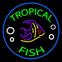 Tropical Fish Leuchtreklame