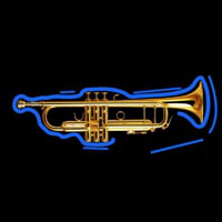Trumpet Shaped Leuchtreklame