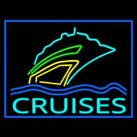 Turquoise Cruises Logo Leuchtreklame