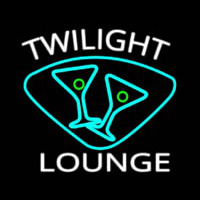 Twilight Lounge With Martini Glasses Real Neon Glass Tube Leuchtreklame