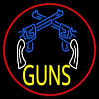 Two Gun Logo Leuchtreklame