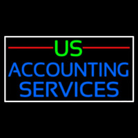 Us Accounting Service 2 Leuchtreklame