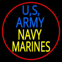 Us Army Navy Marines Leuchtreklame