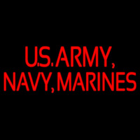 Us Army Navy Marines Leuchtreklame