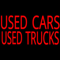 Used Cars Used Truckes Leuchtreklame