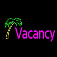 Vacancy Palm Tree Leuchtreklame
