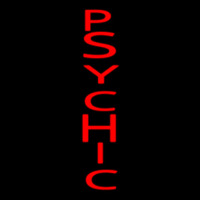 Vertical Red Psychic Leuchtreklame