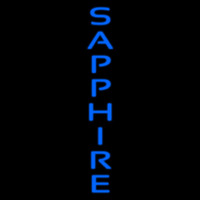 Vertical Sapphire Leuchtreklame