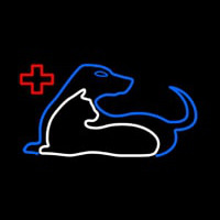 Vet Cat Dog Logo Leuchtreklame