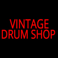 Vintage Drum Shop 1 Leuchtreklame