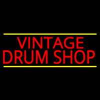 Vintage Drum Shop 2 Leuchtreklame