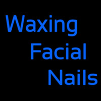 Wa ing Facial Nails Leuchtreklame