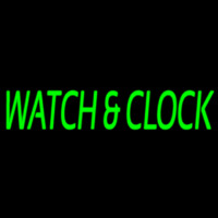 Watch And Clock Leuchtreklame