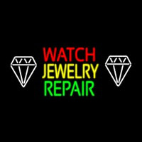 Watch Jewelry Repair With White Logo Leuchtreklame