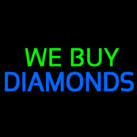 We Buy Diamonds Leuchtreklame