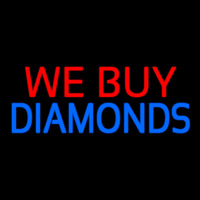 We Buy Diamonds Leuchtreklame