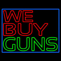 We Buy Guns Leuchtreklame