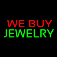 We Buy Jewelry Block Leuchtreklame