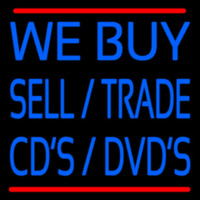 We Buy Sell Cds Dcds 2 Leuchtreklame