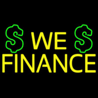 We Finance Dollar Logo Leuchtreklame