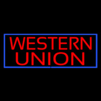 Western Union Leuchtreklame