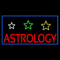 White Astrology Leuchtreklame