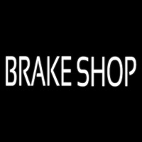 White Brake Shop Leuchtreklame