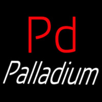 White Palladium Leuchtreklame