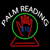 White Palm Readings With Logo Leuchtreklame