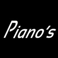 White Pianos Cursive 1 Leuchtreklame