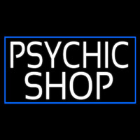 White Psychic Shop Leuchtreklame