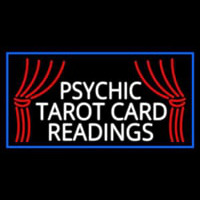 White Psychic Tarot Card Readings Leuchtreklame