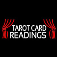 White Tarot Card Readings Leuchtreklame