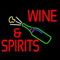Wine And Spirits Leuchtreklame