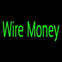 Wire Money Leuchtreklame