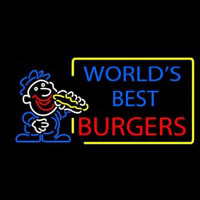 Worlds Best Burgers Leuchtreklame