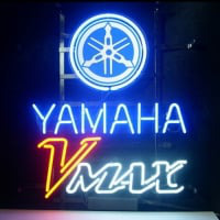 Yamaha V Max Laden Offen Leuchtreklame