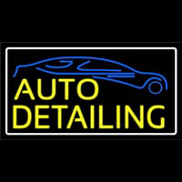 Yellow Auto Detailing Leuchtreklame