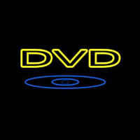 Yellow Dvd 1 Leuchtreklame