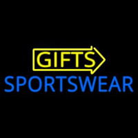 Yellow Gifts Sportswear Leuchtreklame