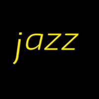 Yellow Jazz Cursive 1 Leuchtreklame