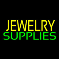 Yellow Jewelry Green Supplies Leuchtreklame