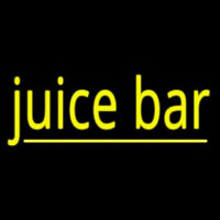 Yellow Juice Bar Leuchtreklame