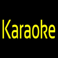 Yellow Karaoke 1 Leuchtreklame
