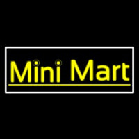 Yellow Mini Mart Leuchtreklame