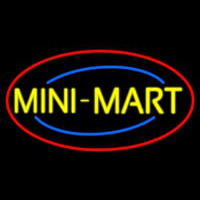 Yellow Mini Mart Leuchtreklame