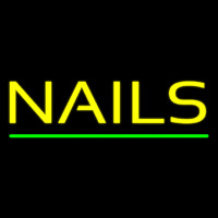 Yellow Nails Leuchtreklame